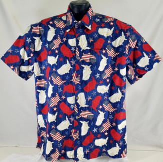 American Patriotic Hawaiian Shirt
